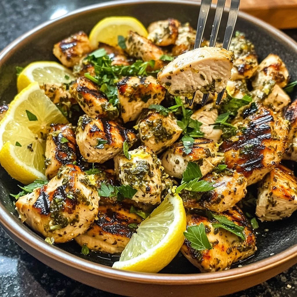 Grilled Lemon Herb Chicken Bowl