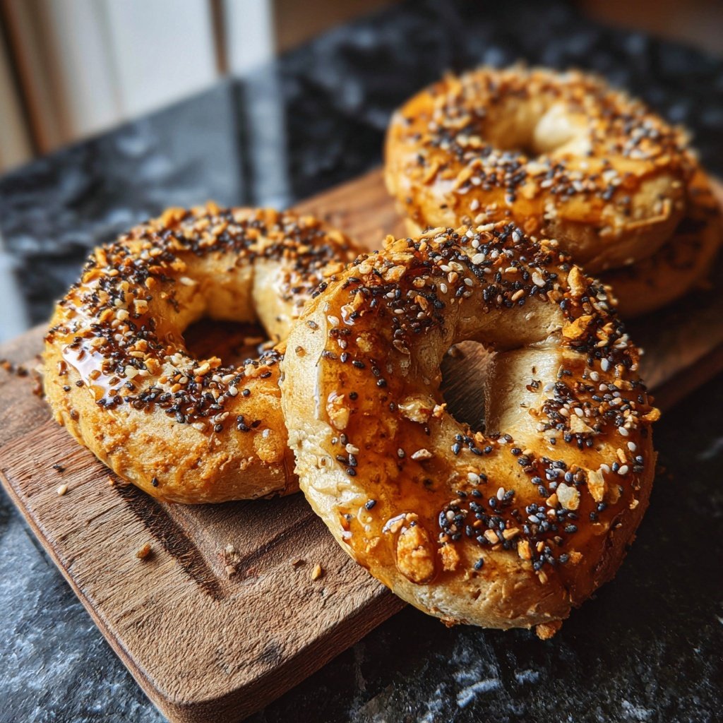 High Protein Greek Yogurt Bagels