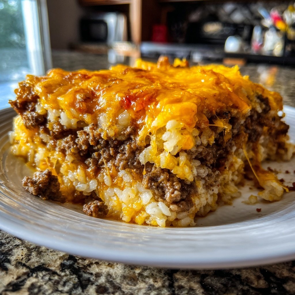 Ground Beef Rice Casserole