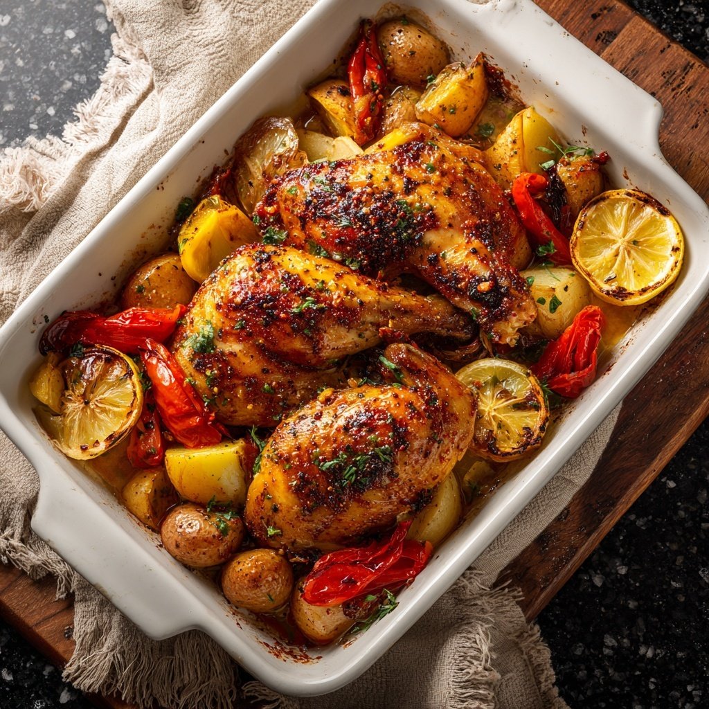 Sheet Pan Lemon Chicken