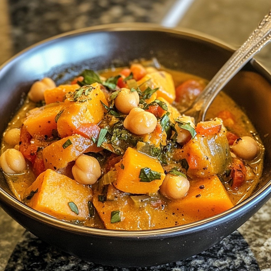 Jamaican Sweet Potato and Chickpea Stew