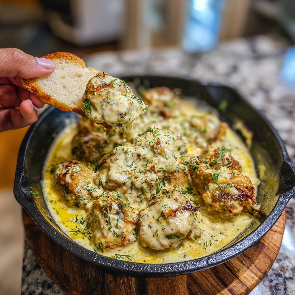 Lemon Dill Yogurt Sauce Chicken