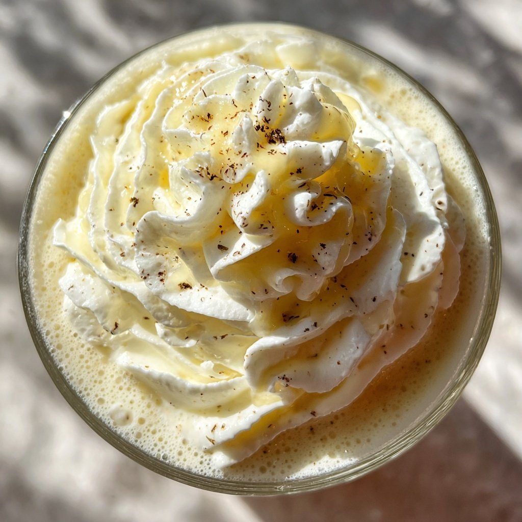 Vanilla Bean Frappuccino With Vanilla Paste