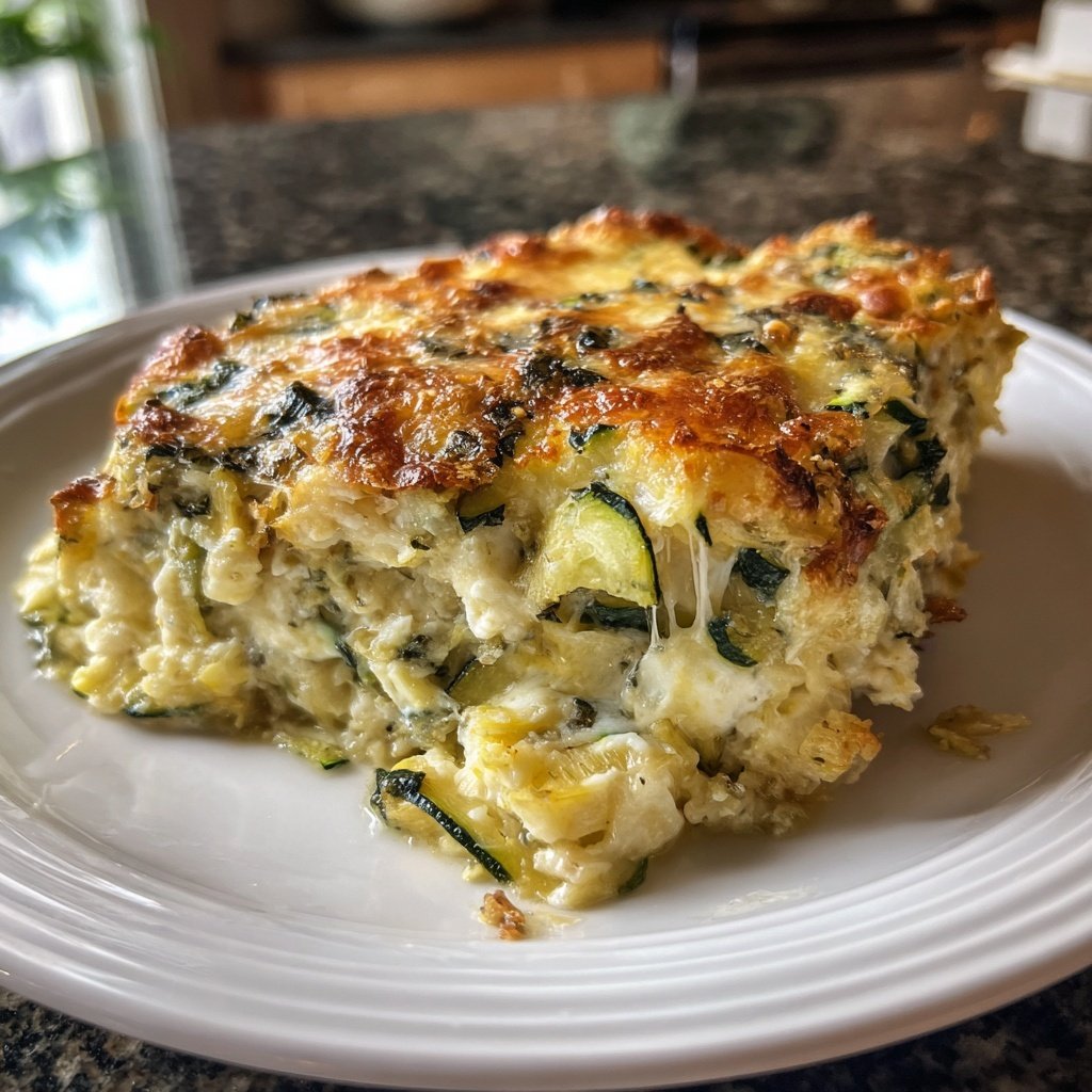 Baked Zucchini Ricotta Veggie Bake