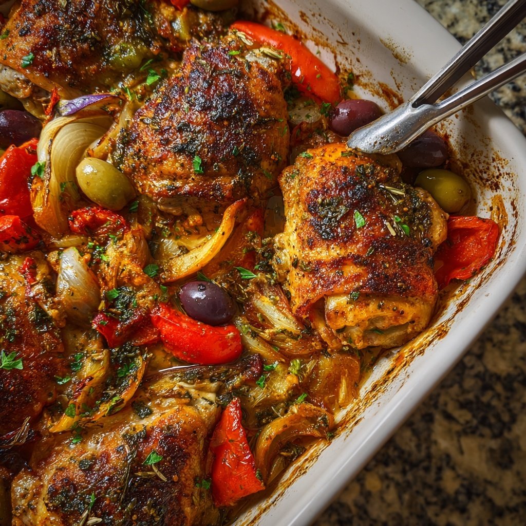 Mediterranean Chicken Sheet Pan