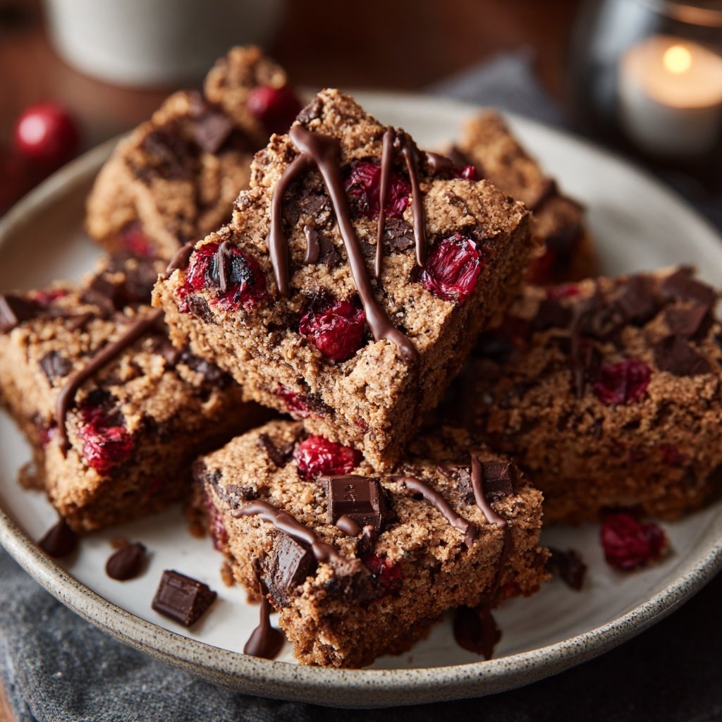 Chocolate Cherry Snack Bars
