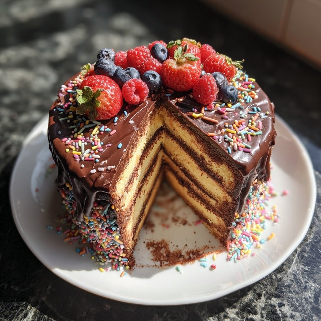 Chocolate Buttercream Celebration Cake