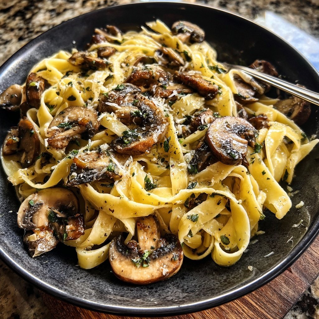 Romantic Mushroom Tagliatelle