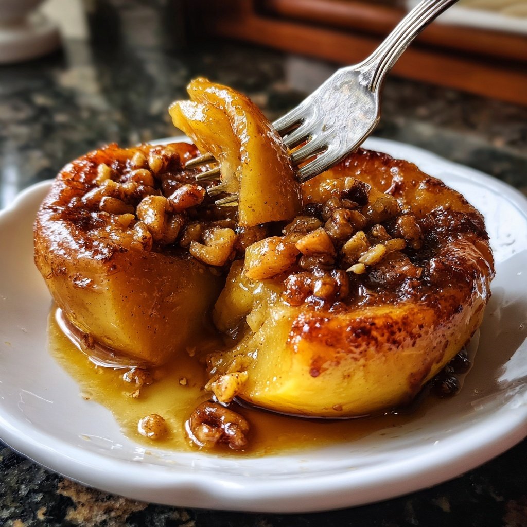 Honey Baked Apples with Cinnamon