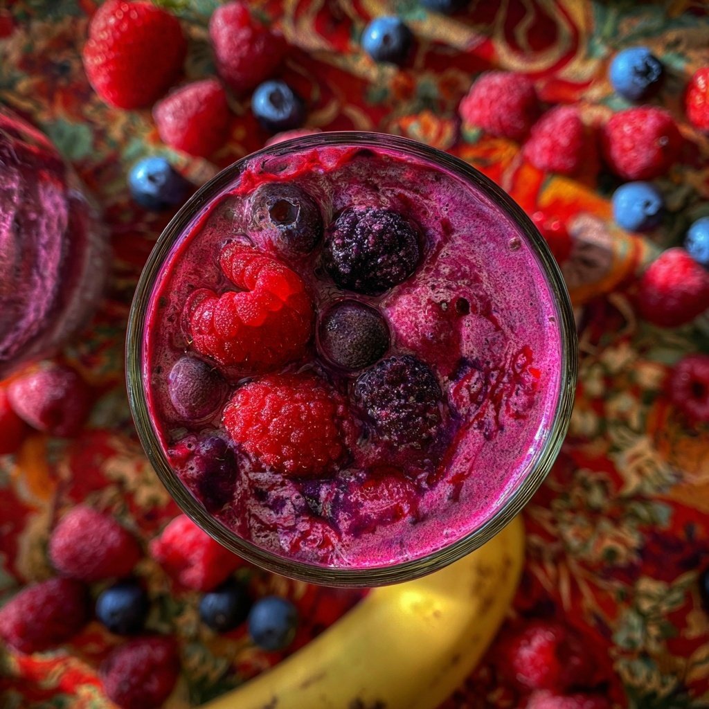 Berry Banana Breakfast Smoothie
