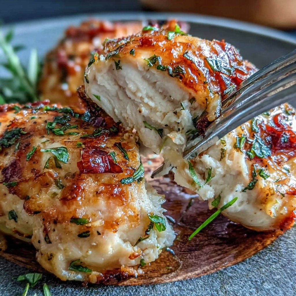 Healthy Baked Garlic Chicken Breast
