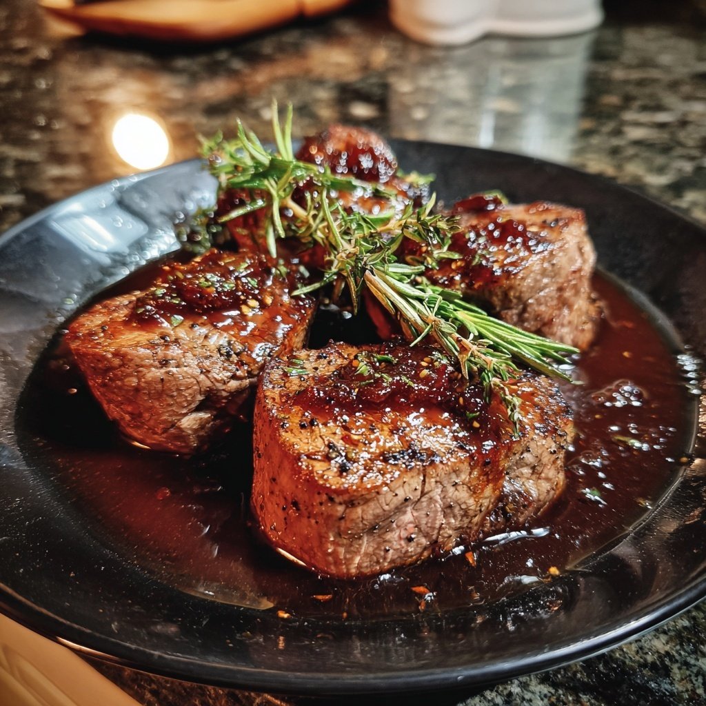 Beef Tenderloin with Fig Glaze
