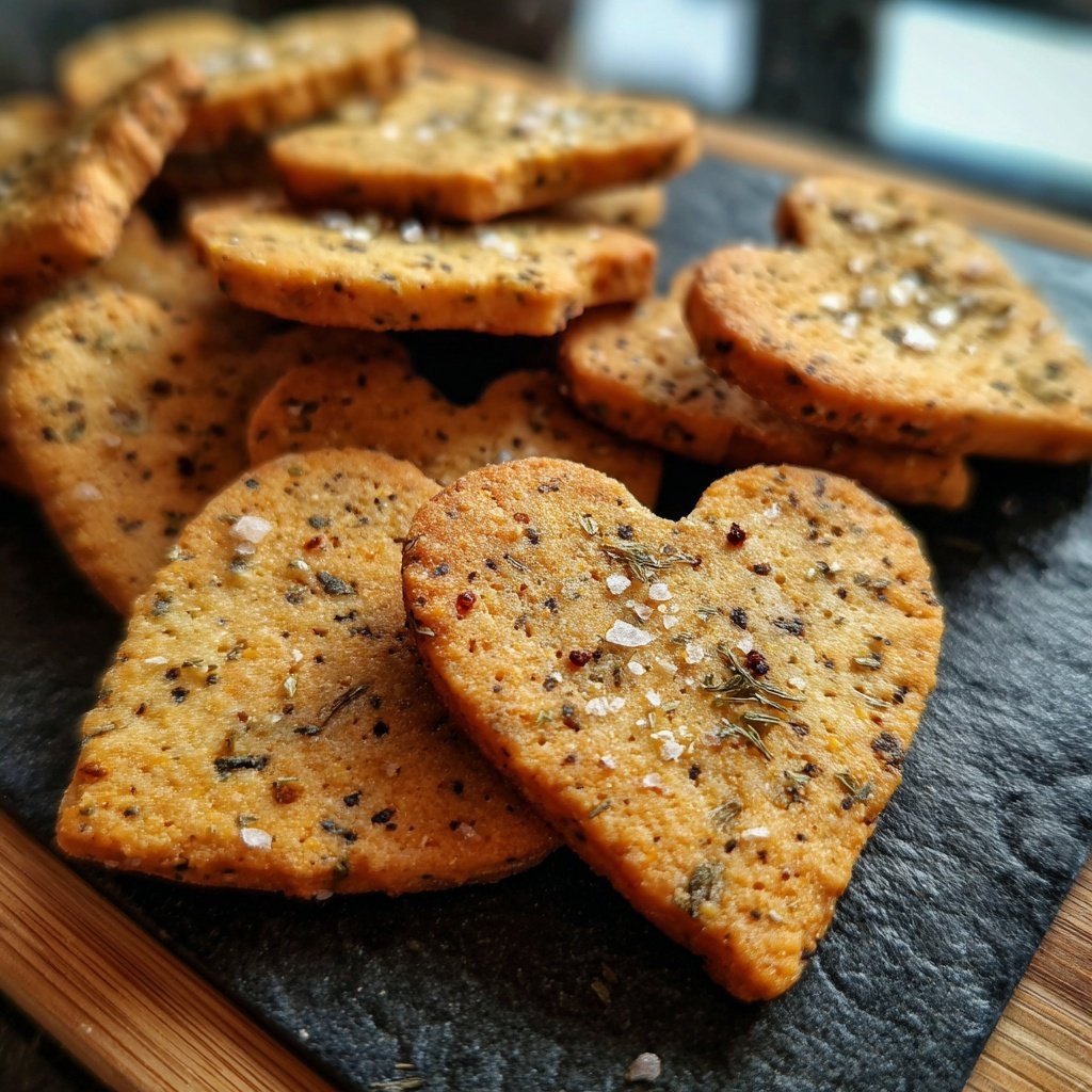 Valentines Snacks Heart Shaped Crackers