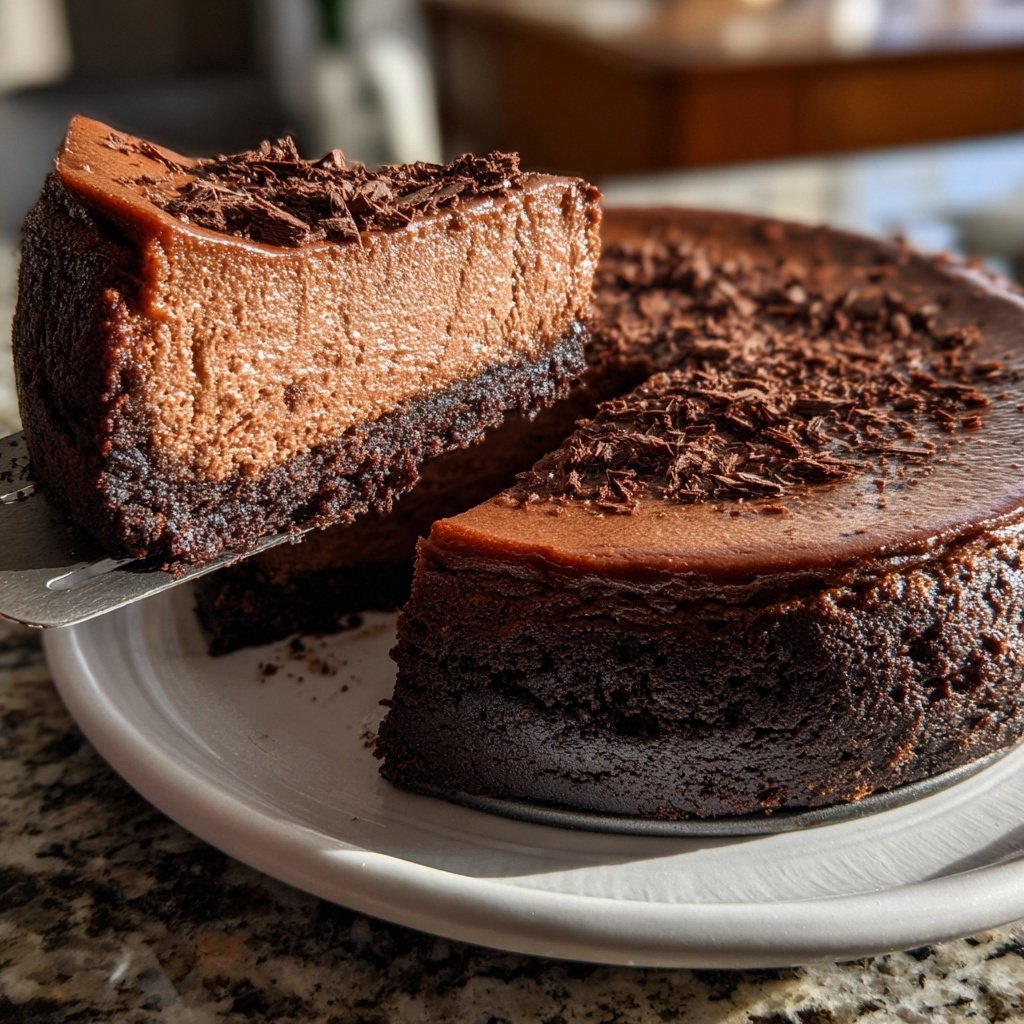 Chocolate Ricotta Cheesecake