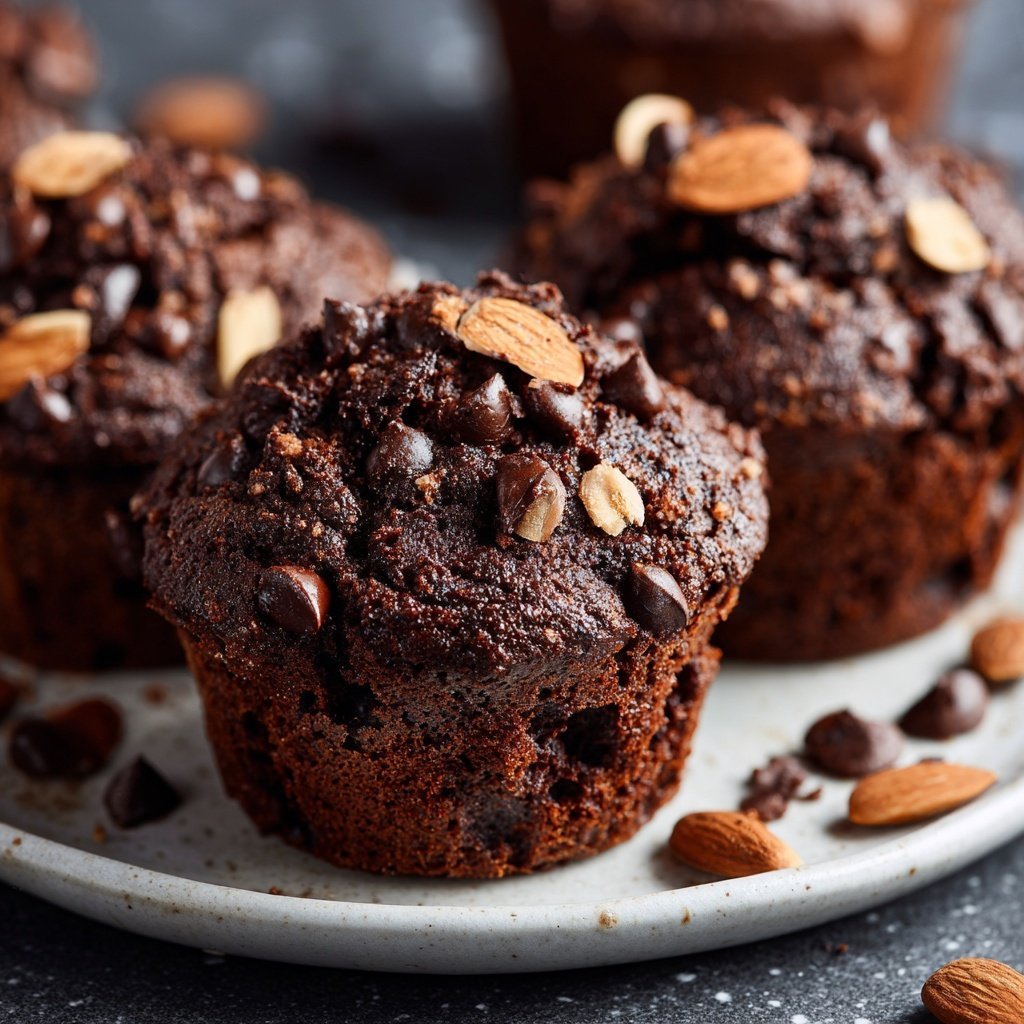 Chocolate Almond Flour Muffins