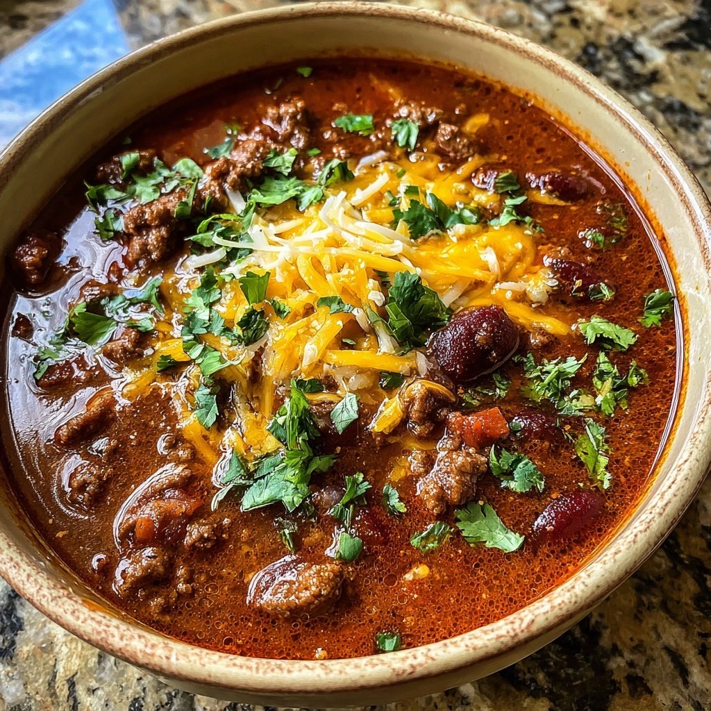 Ground Beef Chili Simple