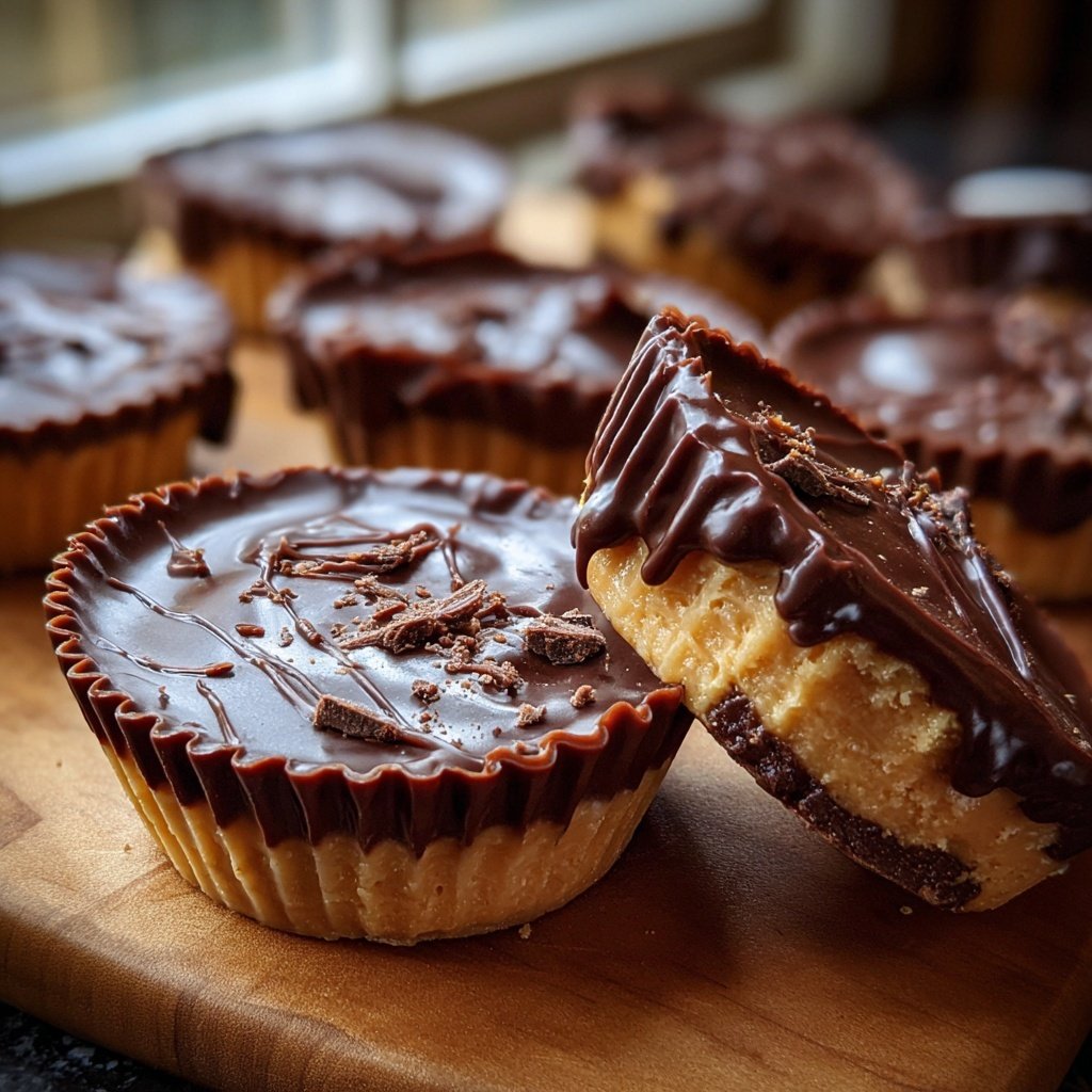 Homemade Reese’s Cups with Espresso Flavor