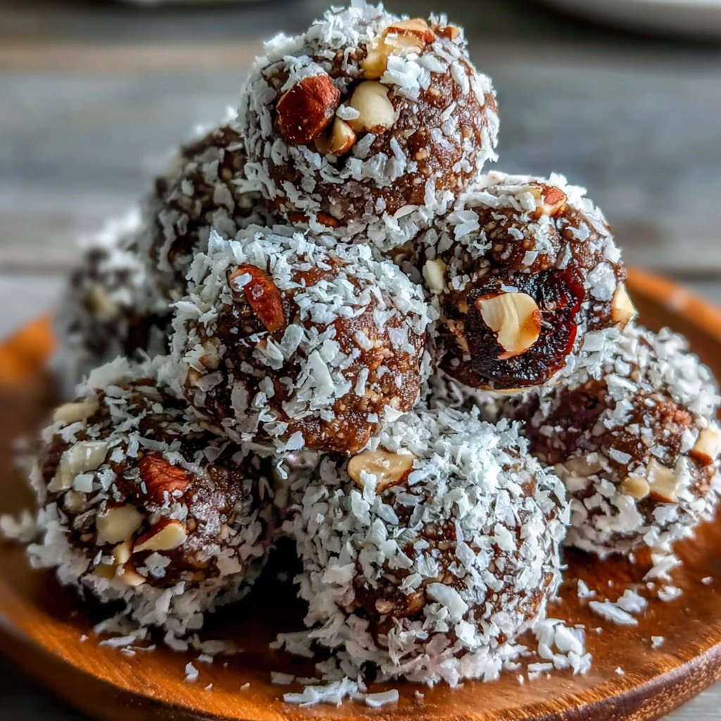 Chocolate Date Energy Balls