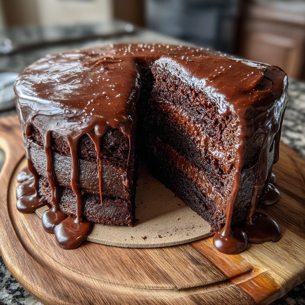 Moist Chocolate Layer Cake From Scratch